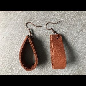 Handmade Leather Earrings